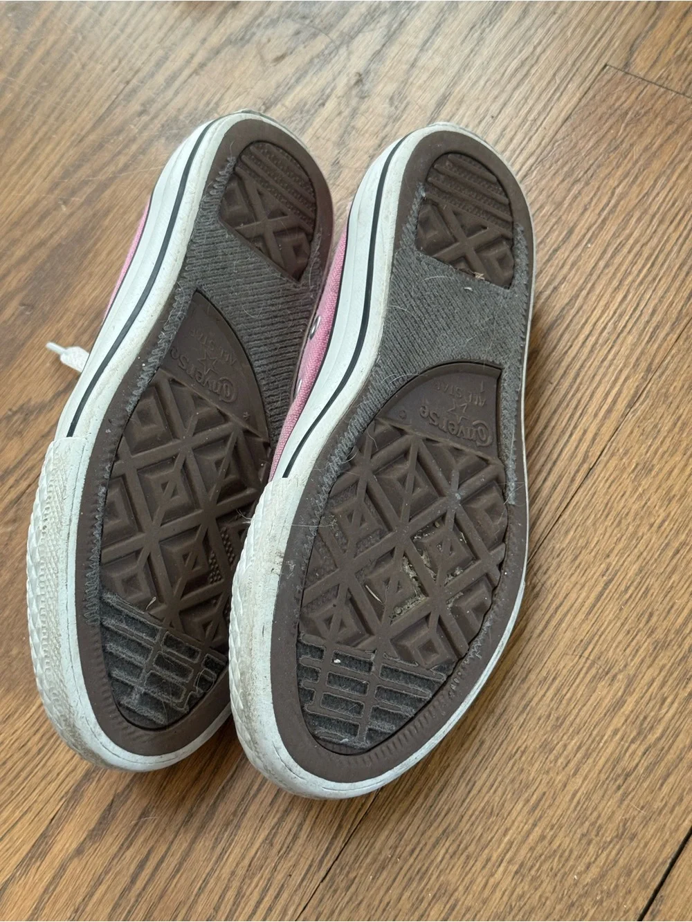 Converse Kids Pink Low-Top Canvas Sneakers